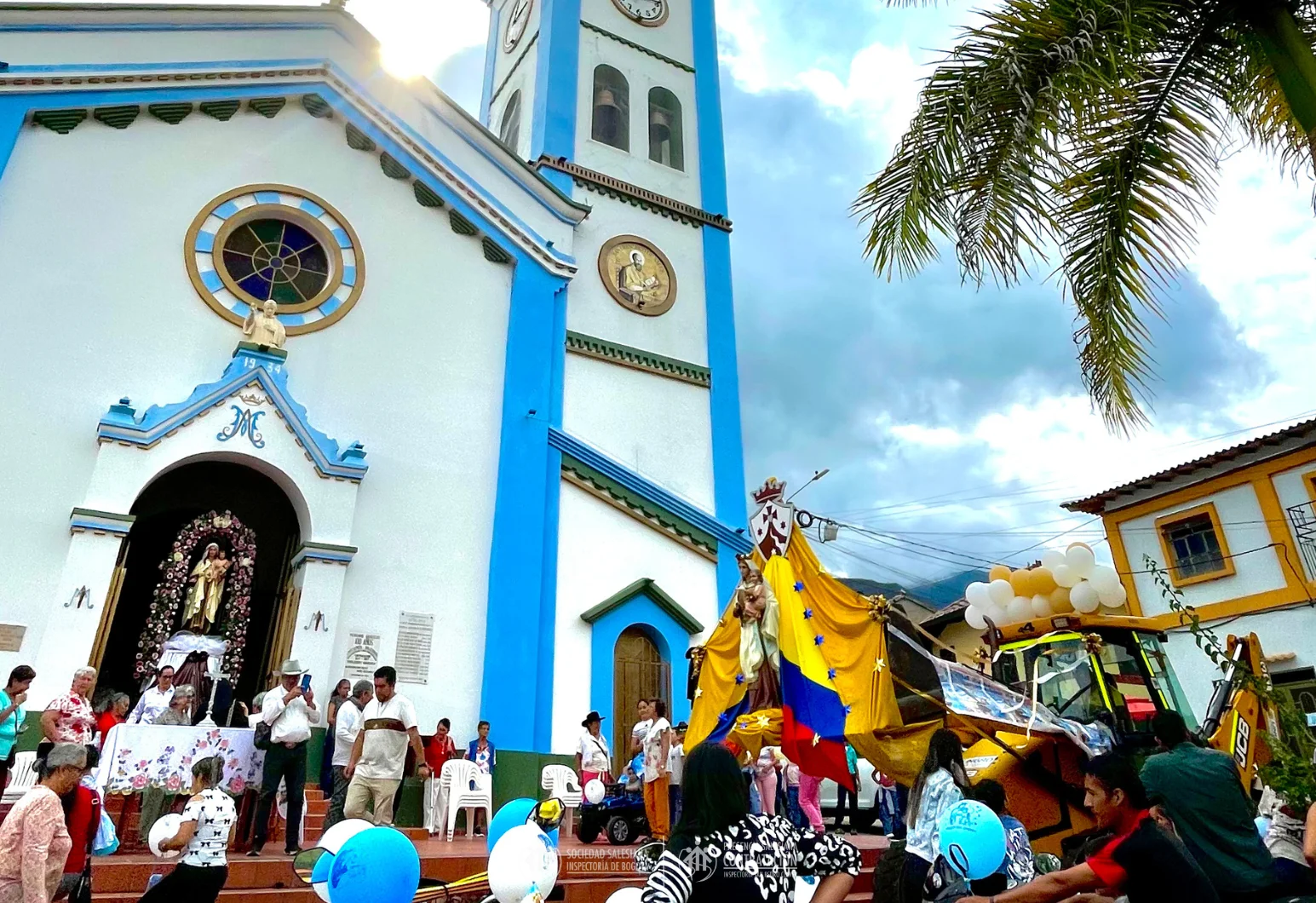 FE Y DEVOCIÓN MARIANA: La Presencia Salesiana de Contratación celebró la Fiesta de la Virgen del Carmen